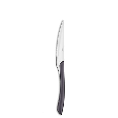 ECLAT Besteckset 24-teilig von Amefa, graues Cutlery Set mit Messer, Gabel und Löffel, elegant und modern design