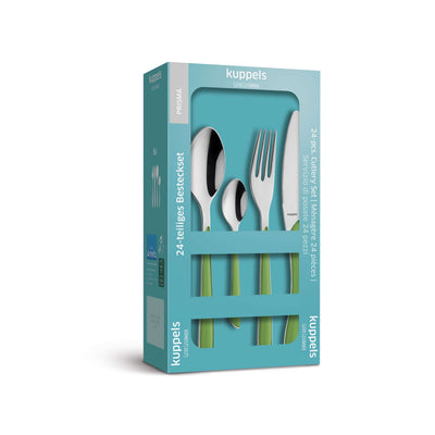 PRISMA Cutlery Set 24-pieces springgreen