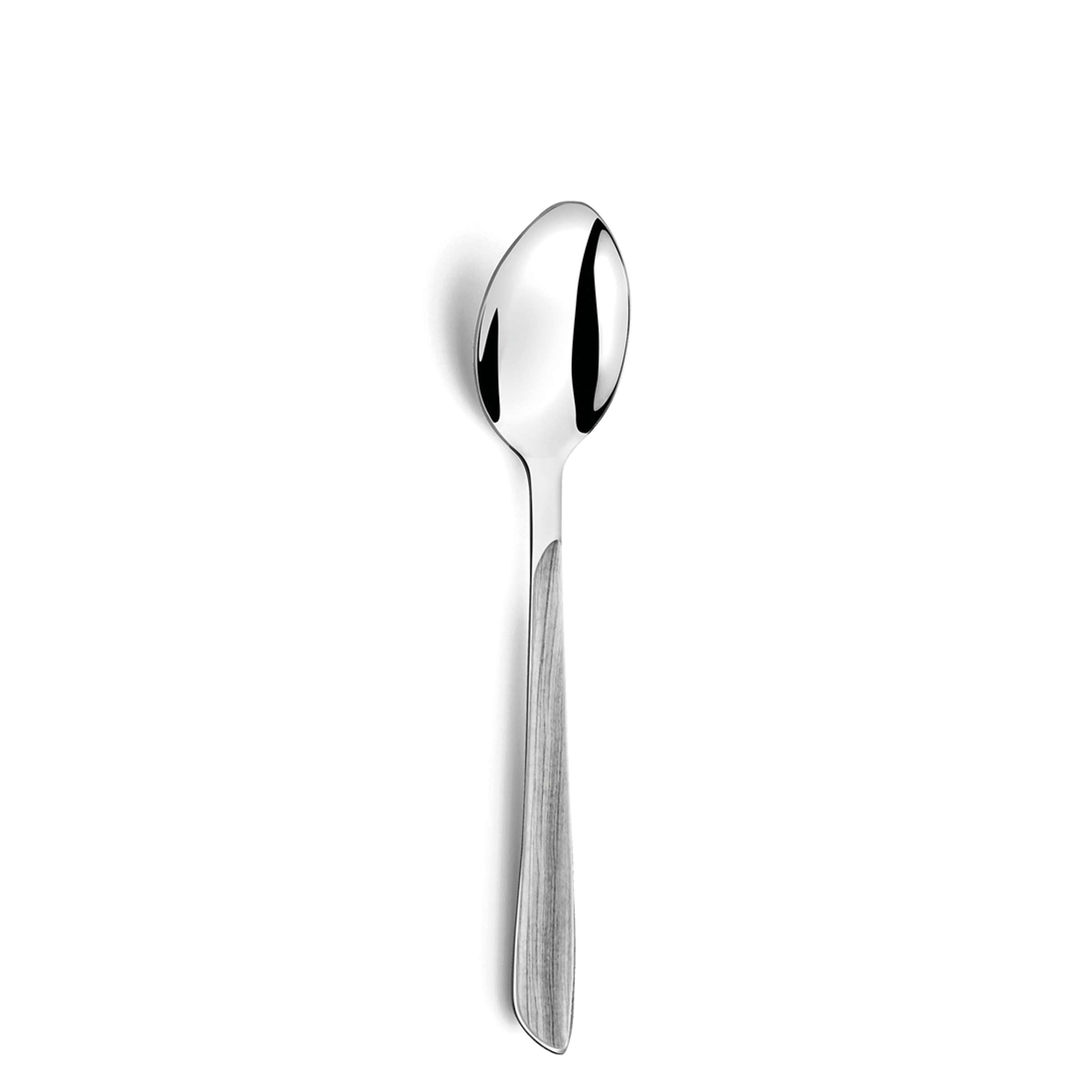 ECLAT NATURE Besteckset 24-teilig aus Edelstahl in Grau, Amefa Cutlery Set mit Gabeln, Messern, Löffeln auf hellem Hintergrund