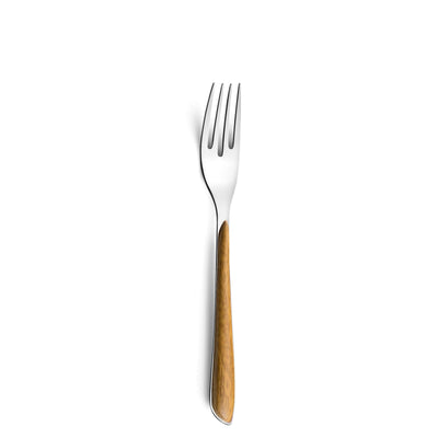 Amefa ECLAT NATURE Besteckset aus Holz, 16-teilig, Messer, Gabeln und Löffel, modernes Design, naturfarbenes Holzmaterial