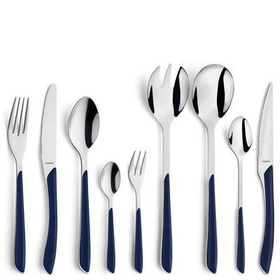 PRISMA Besteckset 44-teilig indigoblau mattiert