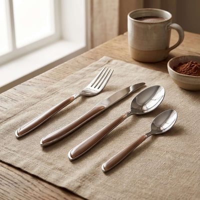 PRISMA Table Spoon cacao satin