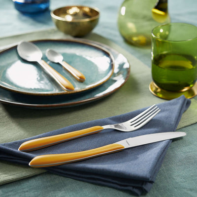 PRISMA Table Knife Full Handle mustyard satin