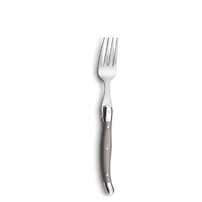 Tradition Besteckset 24-teilig von Lou Laguiole, Taupe, Edelstahl, Messer, Gabeln, Löffel, stilvolles Geschirr für den Tisch