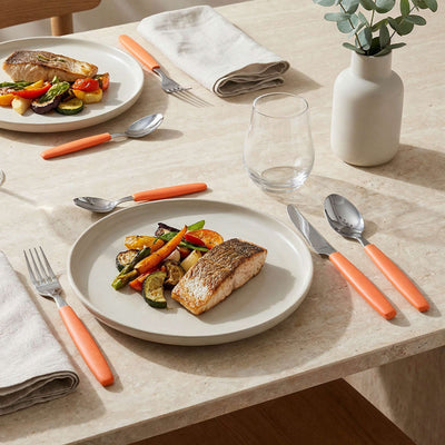 VALOA Besteckset 16-teilig orange