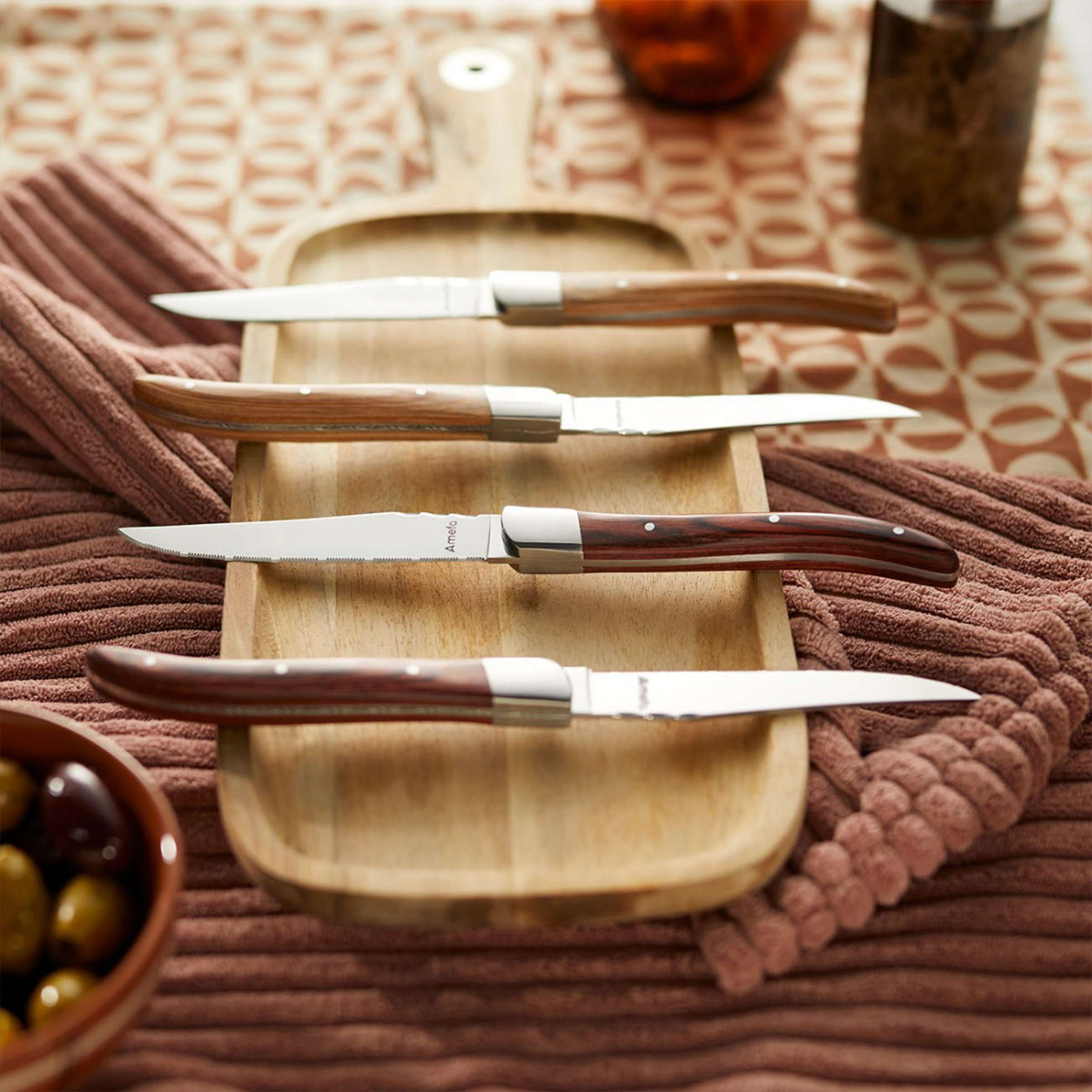 ROYAL STEAK Steakmesser Set 4-teilig holz