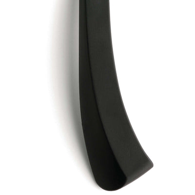 Schwarzer SELECT Amefa Löffel für Linkshänder, einzelnes Besteckstück, ergonomisch geformt für rechten Handgebrauch