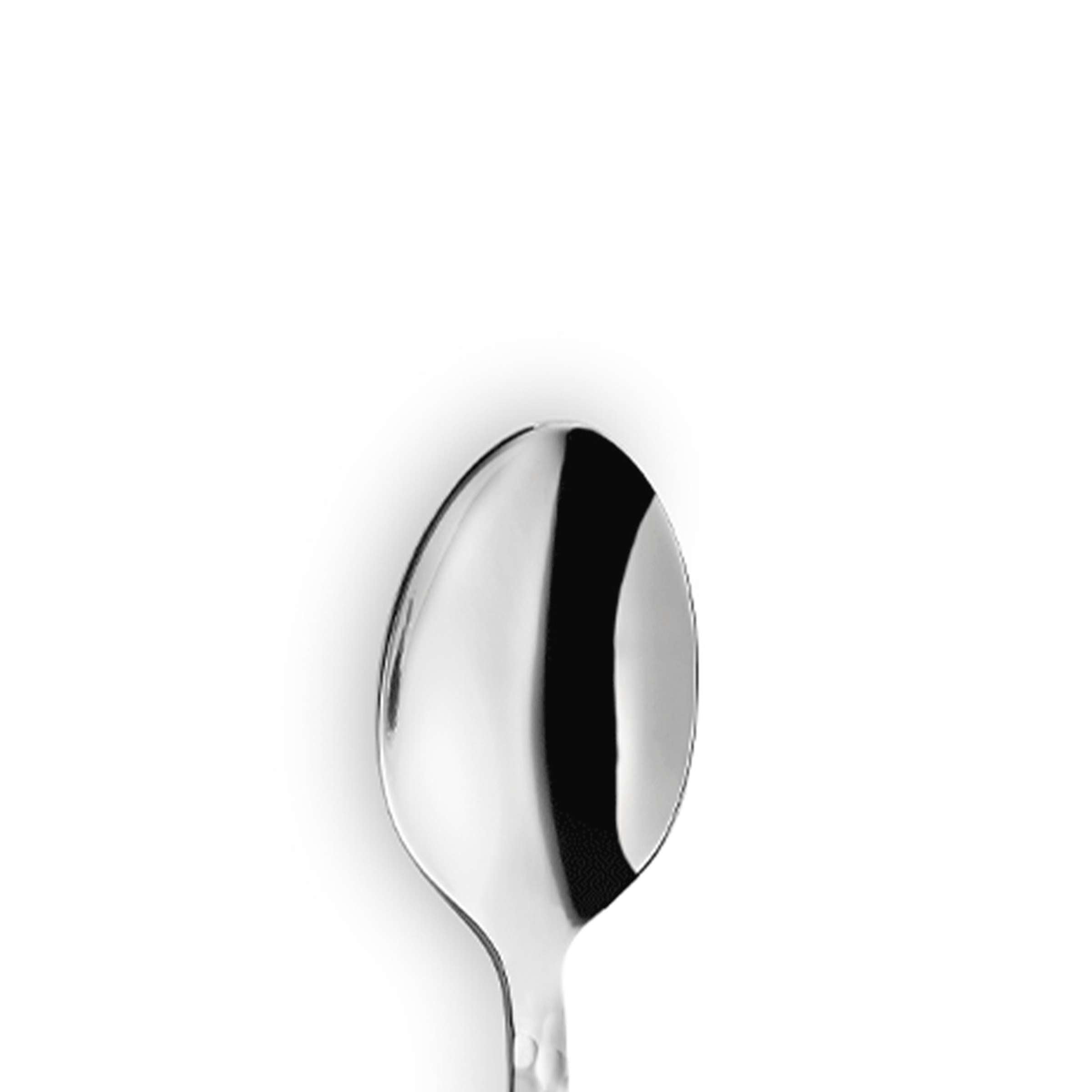 Amefa FELICITY Kaffeelöffel Set, 6-teilig, glänzendes Besteck mit eleganten Kaffeelöffeln auf weißem Hintergrund