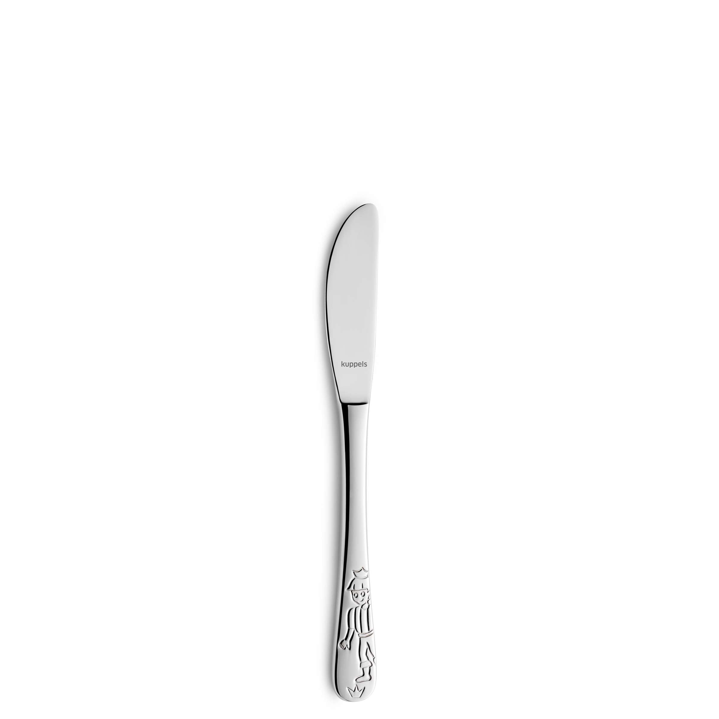 Kinderbesteck-Set für Kinder, 4-teilig von Kuppels, mit bunten Prinzessin-Motiven und kindgerechtem Design, aus Edelstahl gefertigt