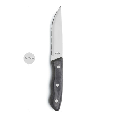 HERCULE steakmessenset 3-delig hout
