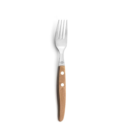Lou Laguiole Besteckset aus Holz, 24-teilig mit Messer, Gabel, Löffel und Teelöffel, elegante und langlebige Essbesteck-Kollektion
