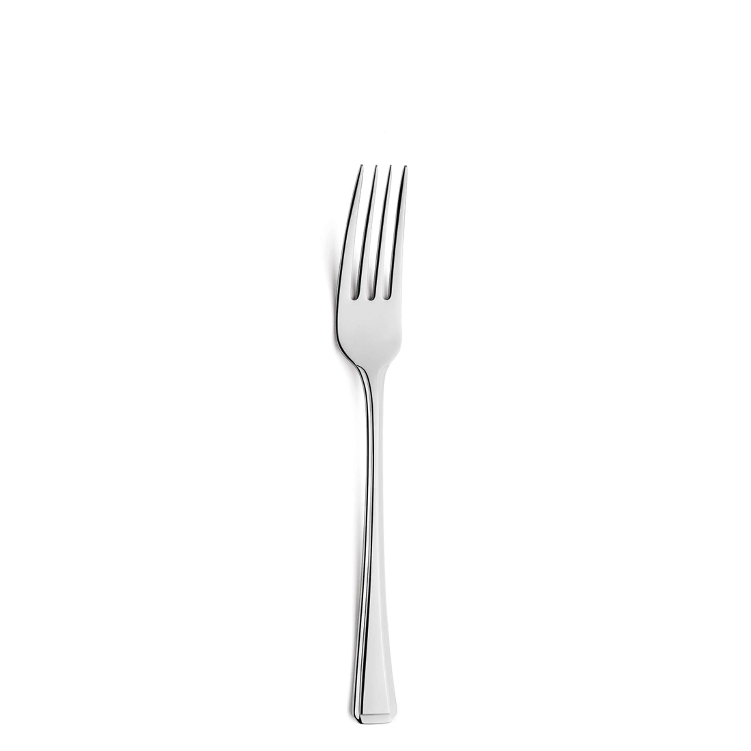 Amefa RITA Besteckset 24-teilig mit Messer, Gabel, Löffel aus Edelstahl, elegant und modern gestaltet auf weißem Hintergrund