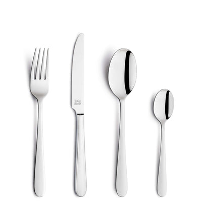 DALI Besteckset 24-teilig von Beckmann & Rommerskirchen, Edelstahl Besteck mit Messer, Gabel, Löffel und Teelöffel.
