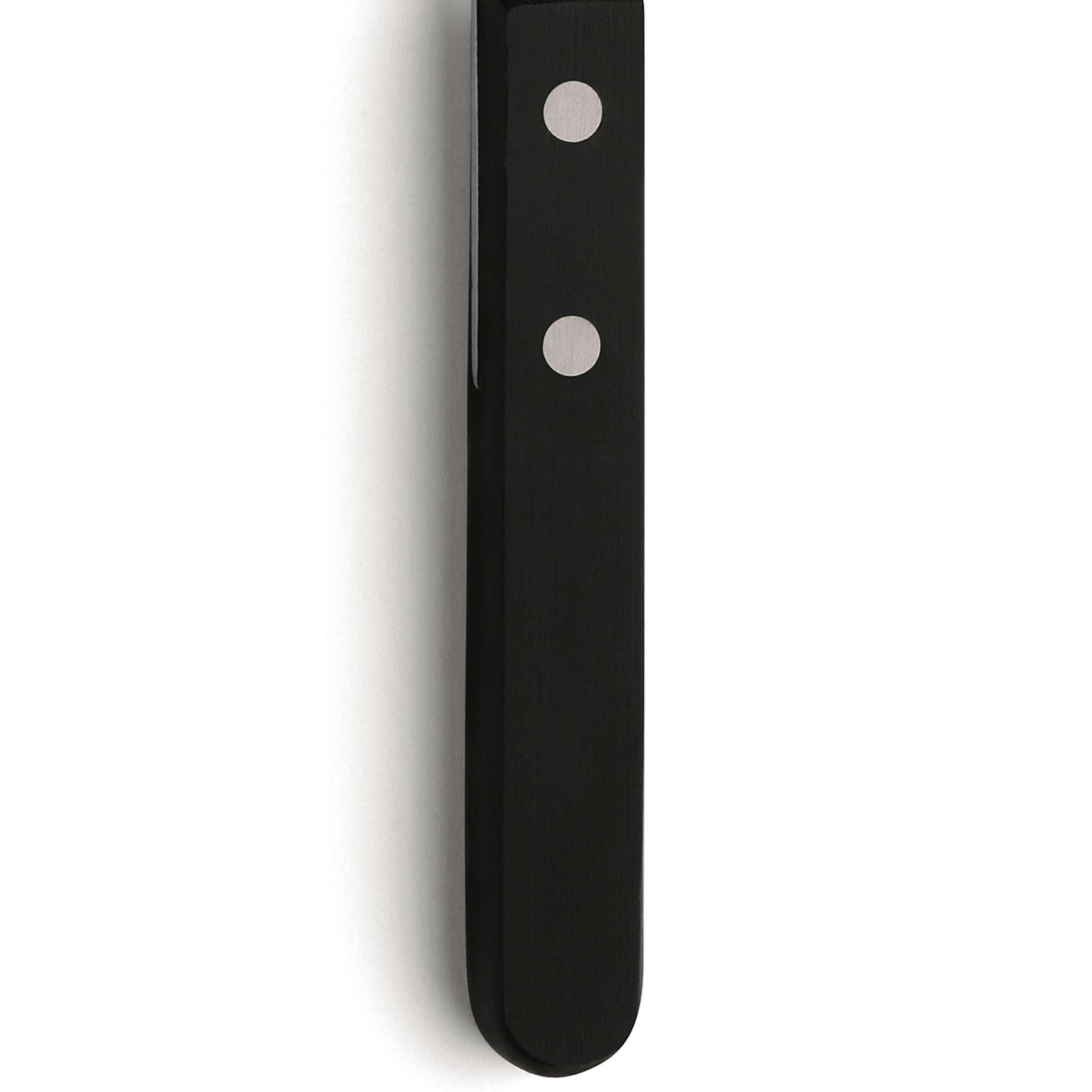 Schwarzes 6-teiliges Amefa Pizza Steakgabel Set aus Besteck für Pizza und Steak, elegante Essbesteck-Design