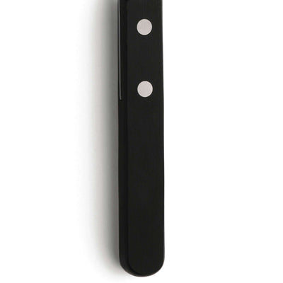 Schwarzes 6-teiliges Amefa PIZZA Menülöffel Set aus Besteck für Pizza und Snacks, moderne Utensilien mit glänzender Oberfläche