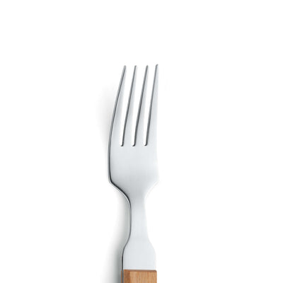Amefa Pizza Steakgabel Set mit 6 Teilen aus Holz, langlebiges Besteck für Pizza und Steak, elegante und praktische Besteck-Garnitur