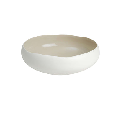 Kleine weiße OSLO LINEN Schüssel von Médard de Noblat, elegantes Geschirr für den Tisch, aus hochwertigem Porzellan.