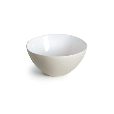 Weiße Müslischale OSLO WHITE von Médard de Noblat, aus hochwertigem Geschirr, mit elegantem, schlichtem Design.