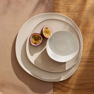Weiße OSLO Müslischale aus dem Geschirrset von Médard de Noblat, elegante weiße Schale für Frühstück und Müsli.