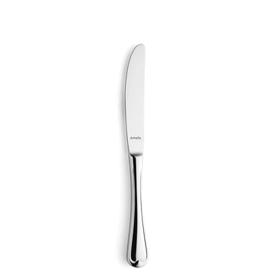 Elegance Besteckset 24-teilig von Amefa mit Messer, Gabel, Löffel aus Edelstahl, perfekt für den Tischgebrauch.