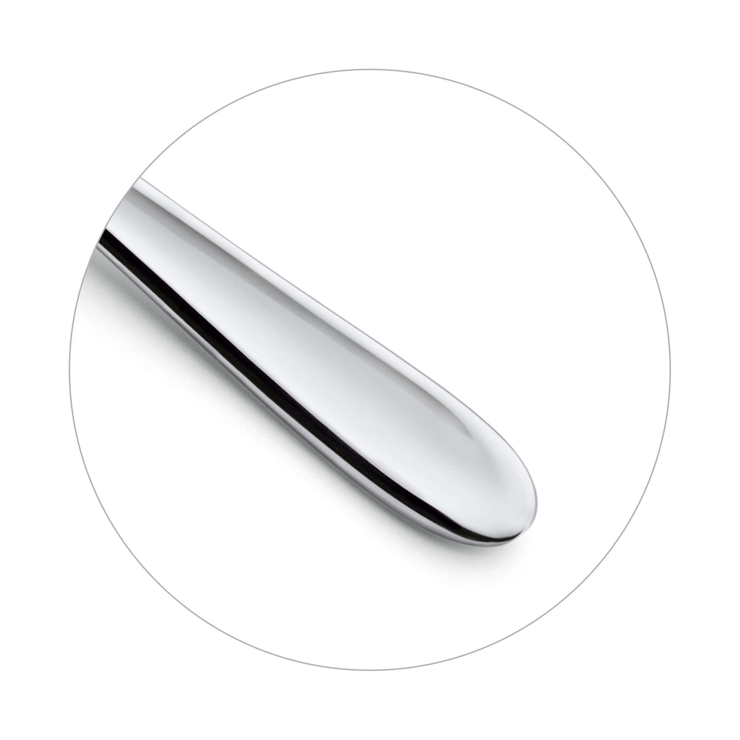 Amefa Monaco Besteckset aus 24 Teilen, detailliertes Bild mit Messer, Gabel, Löffel und Teelöffel in hochwertigem Design.