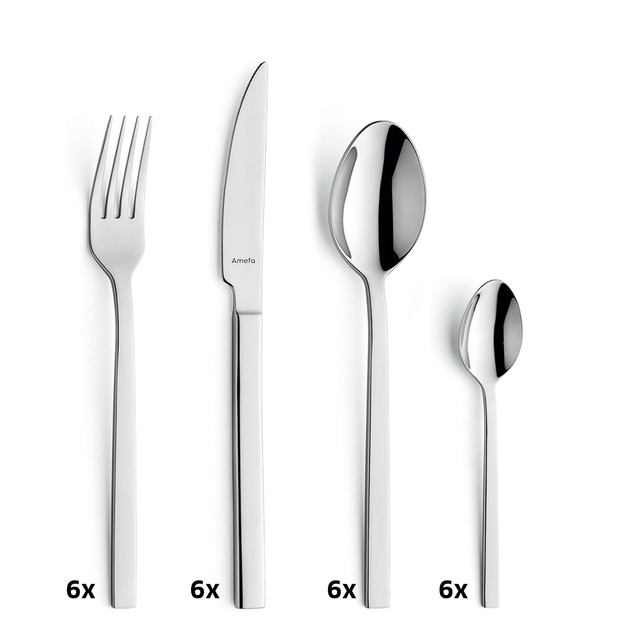 CUBE Cutlery Set 24-piece