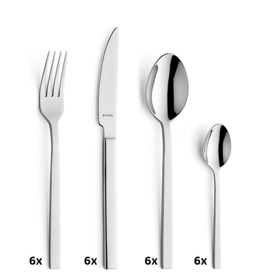 CUBE Cutlery Set 24-piece