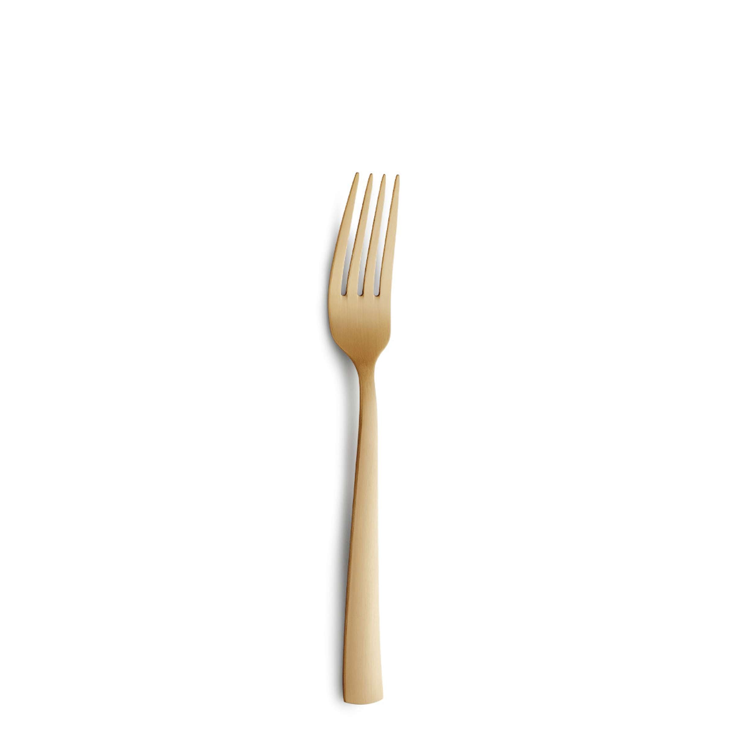 Beckmann & Rommerskirchen Besteckset 16-teilig, mattierte PVD-Champagner-Finish, elegantes Besteck für den Alltag