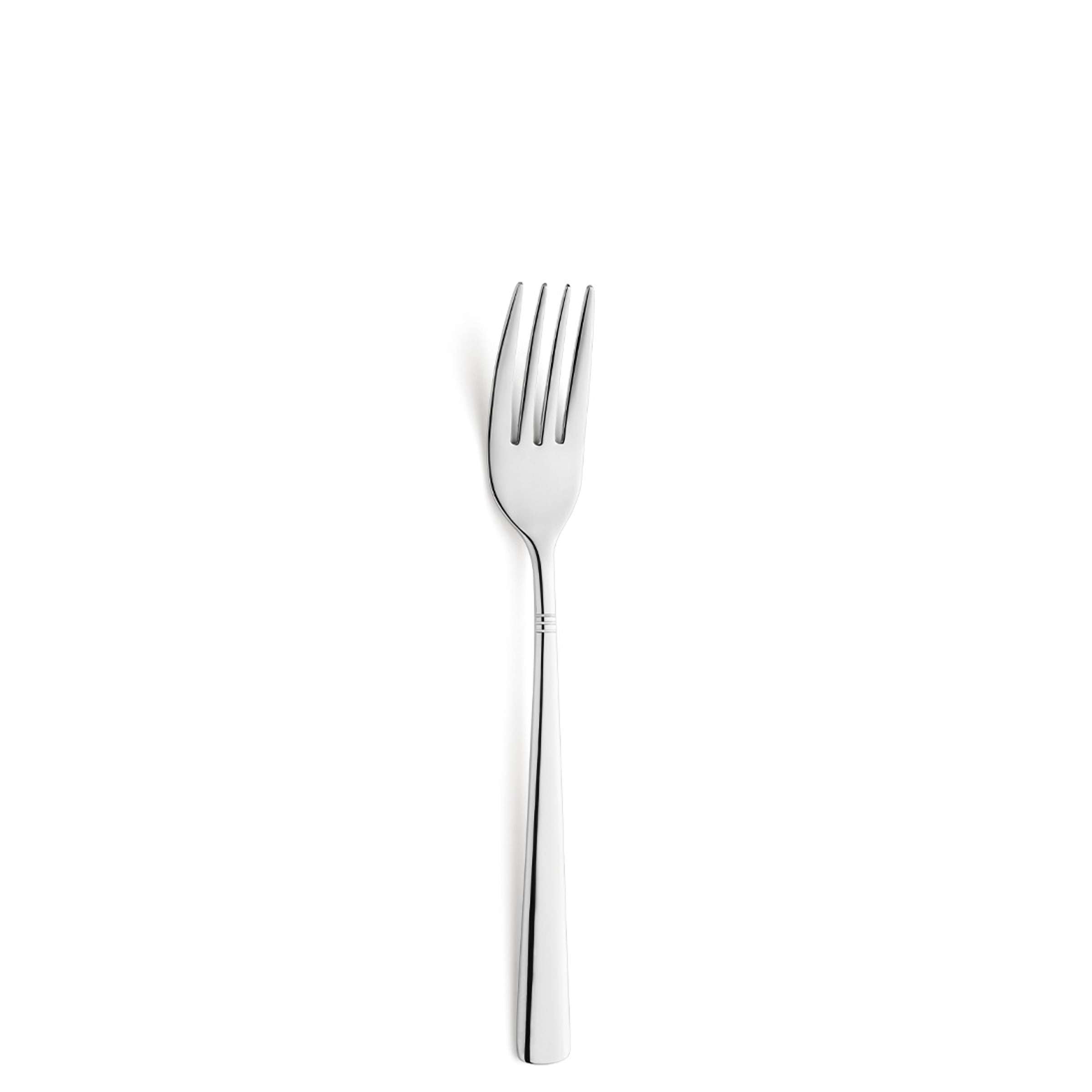 Amefa PALMON Besteckset 24-teilig mit Messer, Gabel, Löffel und Teelöffel aus Edelstahl, elegant auf weißem Hintergrund.