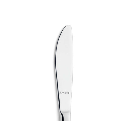 Kinderbesteck Set von Amefa, 3-teiliges Fußie Cutlery Set mit kindgerechten Besteckstücken, ideal für kleine Kinder.