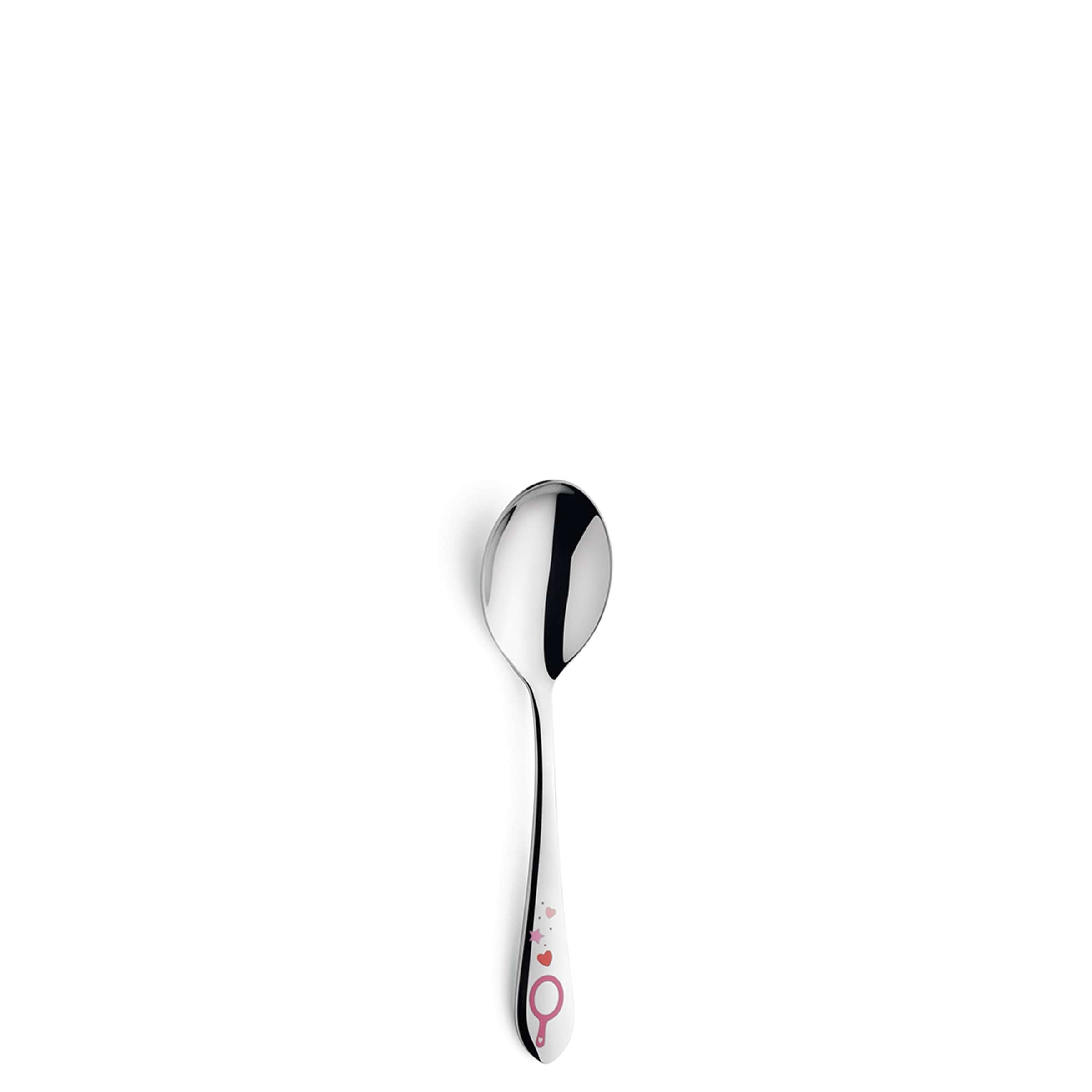 Kinderbesteck Set von Amefa, 3-teiliges PRINCESS Cutlery Set mit bunten Griffen, ideal für Kinder, detailreiche Abbildung