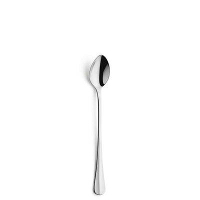 Amefa Baguette Longdrink- und Latte Macchiato Löffel Set, 6-teilig, aus Edelstahl, elegante Besteck für Kaffee- und Getränkeservice