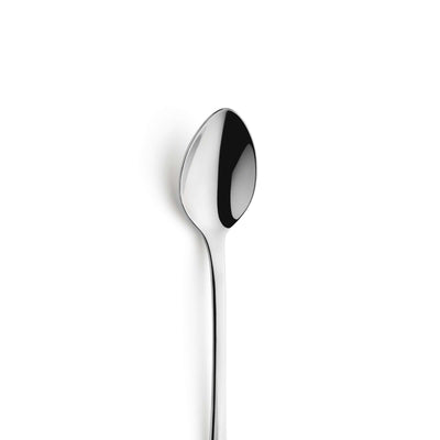 Amefa Baguette Longdrink- und Latte Macchiato-Löffel Set aus 6 Teilen, Edelstahl, elegante Besteckstücke für Kaffee und Getränke