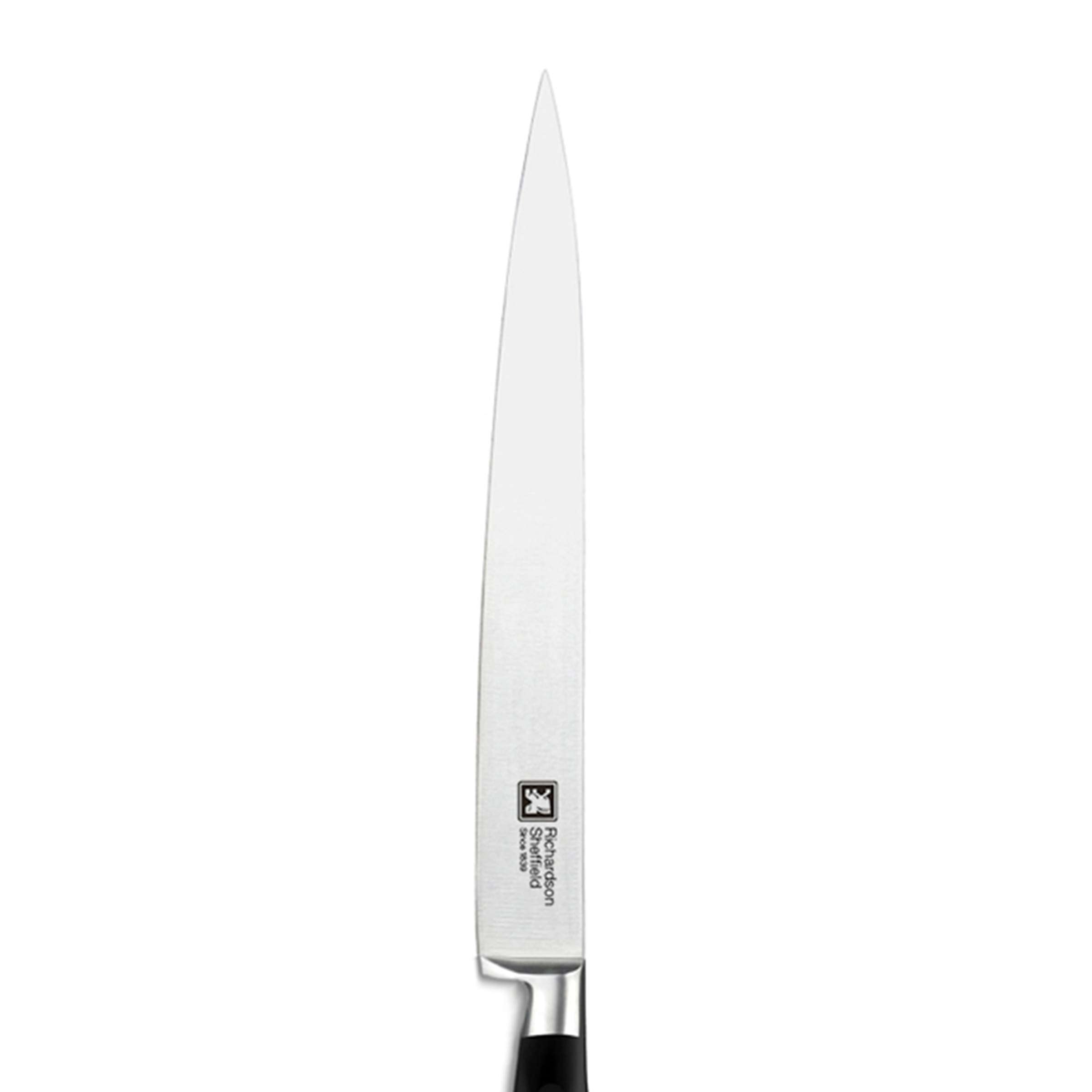 Sabatier Trompette Filetiermesser, scharfes Küchenmesser mit rostfreiem Stahl für präzises Filetieren, auf weißem Hintergrund.