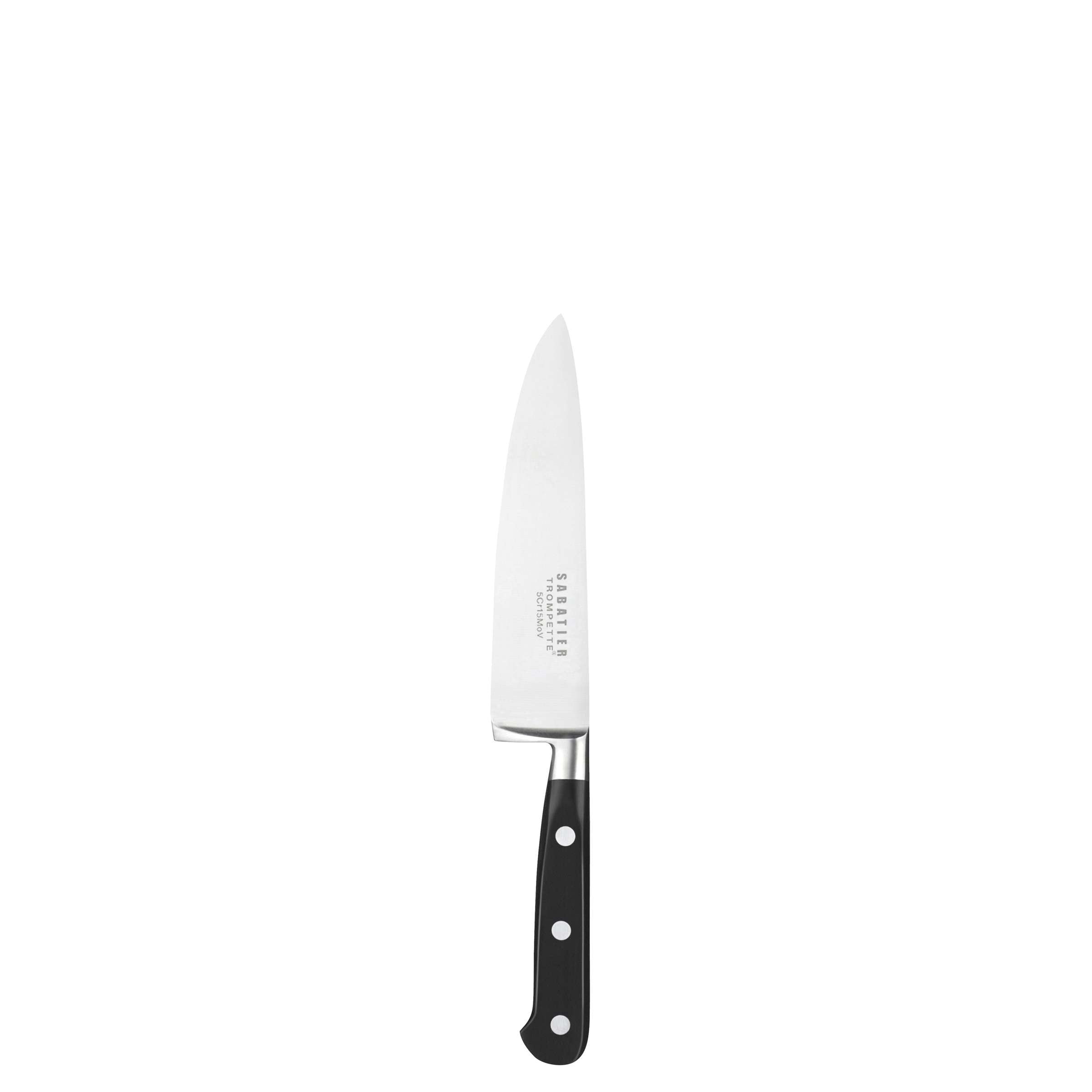 Sabatier Trompette Küchenmesser, originelles Kochmesser mit scharfer Klinge, ideal zum Schneiden und Zubereiten in der Küche.