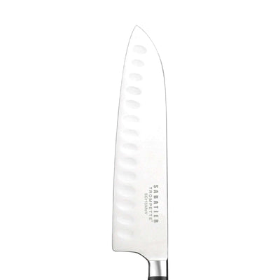 Sabatier Trompette Santokumesser, Küchenmesser mit scharfer Klinge, ideal zum Schneiden von Gemüse und Fleisch.