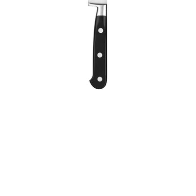 Sabatier Trompette Tranchiermesser aus Edelstahl mit Holzgriff, ideal zum Schneiden von Fleisch und Braten.
