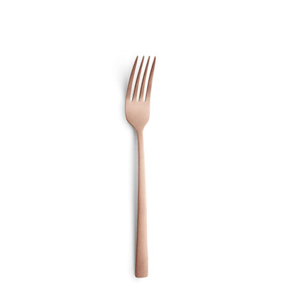 16-teiliges Amefa Besteckset mit PVD kupferfarbenem Vintage-Design, Messer, Gabeln, Löffel aus hochwertigem Edelstahl