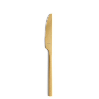 Amefa MANILLE Besteckset 42-teilig, PVD gold mattiert, Messer, Gabeln, Löffel, elegantes Geschirr für den Tisch
