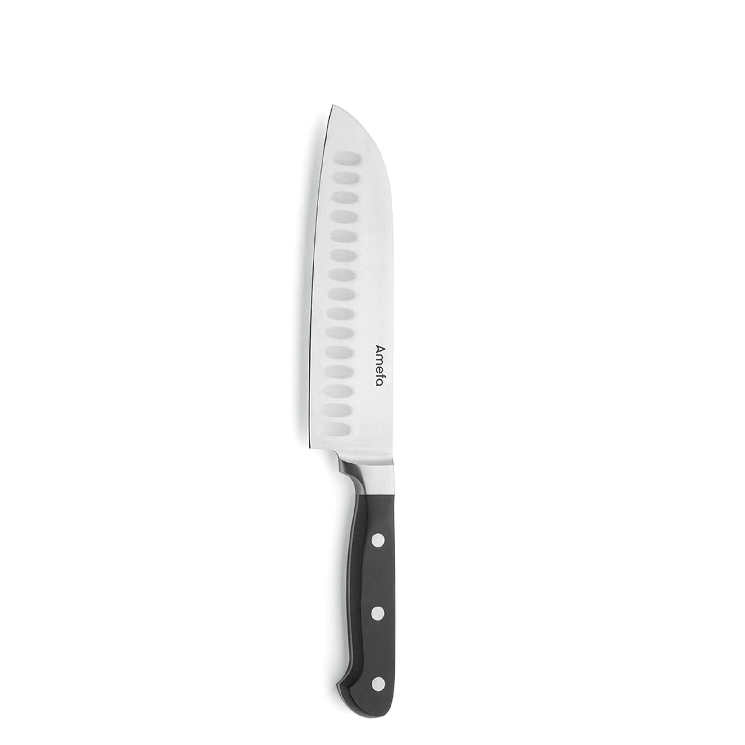 Premium Santokumesser von Amefa, scharfes Küchenmesser mit ergonomischem Griff, ideal für präzises Schneiden in der Küche