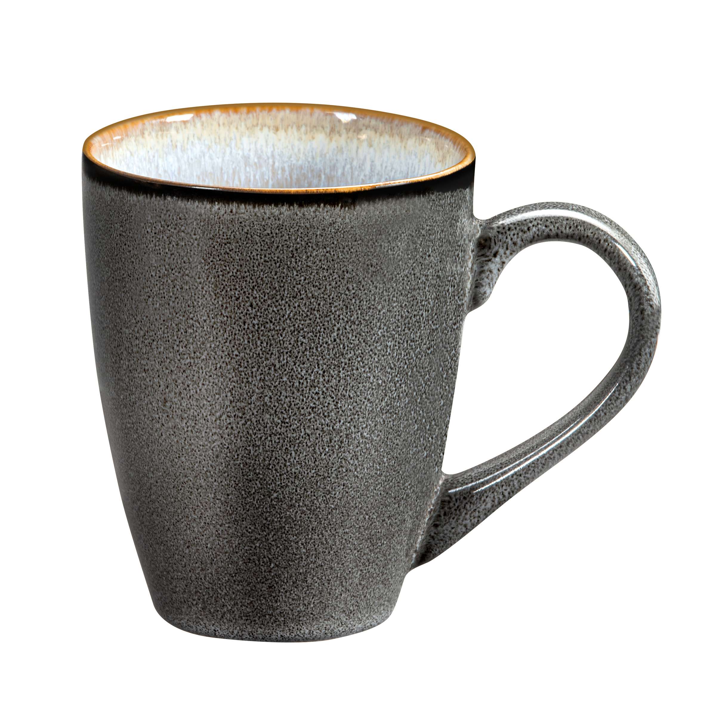 Blaue und graue Shadow Aqua Becher aus Geschirr von Médard de Noblat, elegante Tasse für Getränke, modernes Design