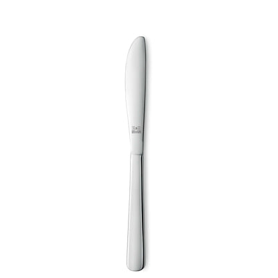 Amefa RIVA Besteckset, 24-teilig, Messer auf einem Tisch, hochwertiges Edelstahlbesteck für Mahlzeiten, modernes Design