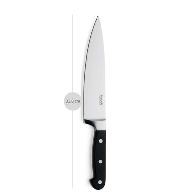 Kuppels SOLID Kochmesser, scharfes Küchenmesser mit Edelstahlklinge und ergonomischem Griff, für präzises Schneiden in der Küche