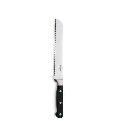 Kuppels SOLID Brotmesser, scharfes Küchenmesser mit Edelstahlklinge und Holzgriff, ideal zum Schneiden von Brot und Backwaren.