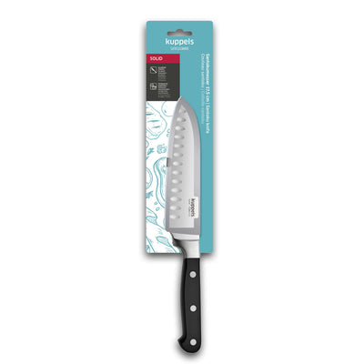 Kuppels SOLID Santokumesser in Verpackung, scharfes Küchenmesser mit ergonomischem Griff für präzises Schneiden