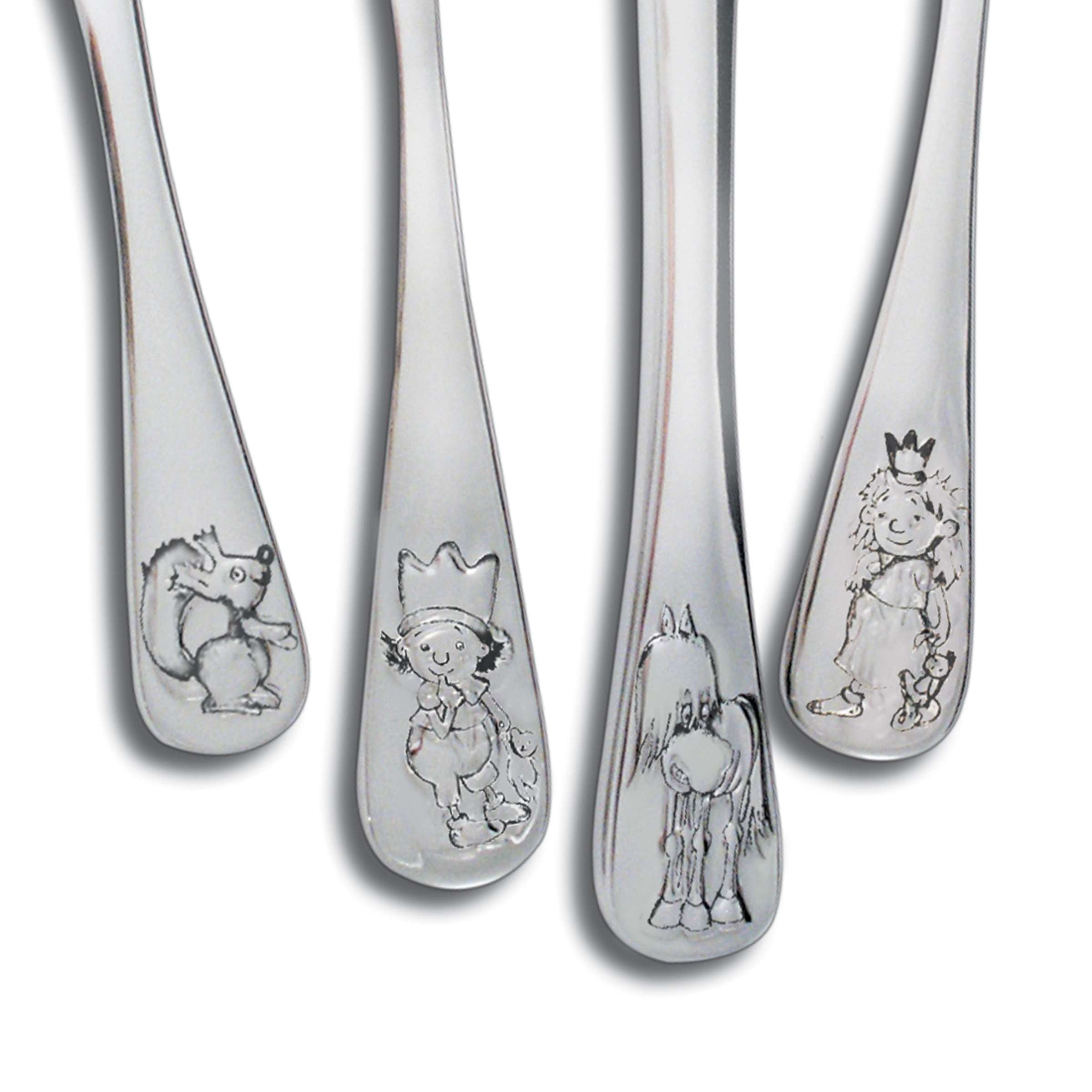 KLEINER KÖNIG Kinderbesteck Set 4-teilig
