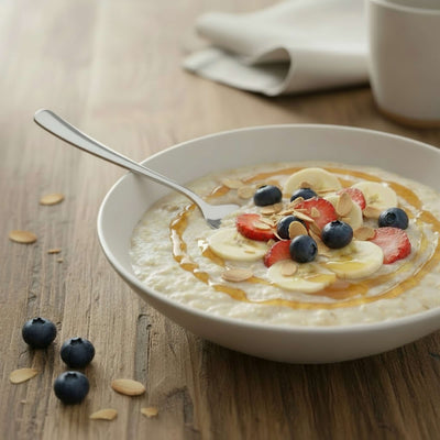 Kuppels Besteck-Set mit Porridge- und Müslilöffeln, aus hochwertigem Edelstahl, elegant und praktisch für Frühstück.
