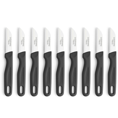 Kuppels SOLINGEN Schälmesser Set, 9-teilig, Küchenmesser mit scharfen Klingen für präzises Schälen und Schneiden.