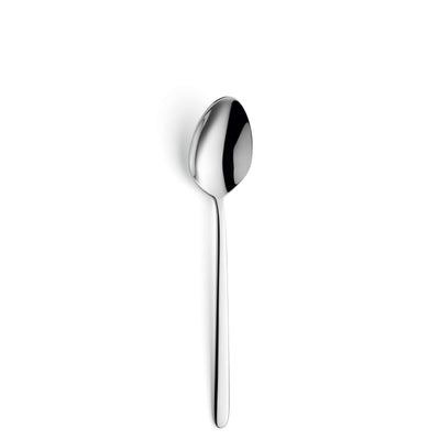 Kuppels Besteckset 30-teilig mit Messer, Gabel, Löffel aus Edelstahl, elegant und vollständig auf einem Tisch arrangiert