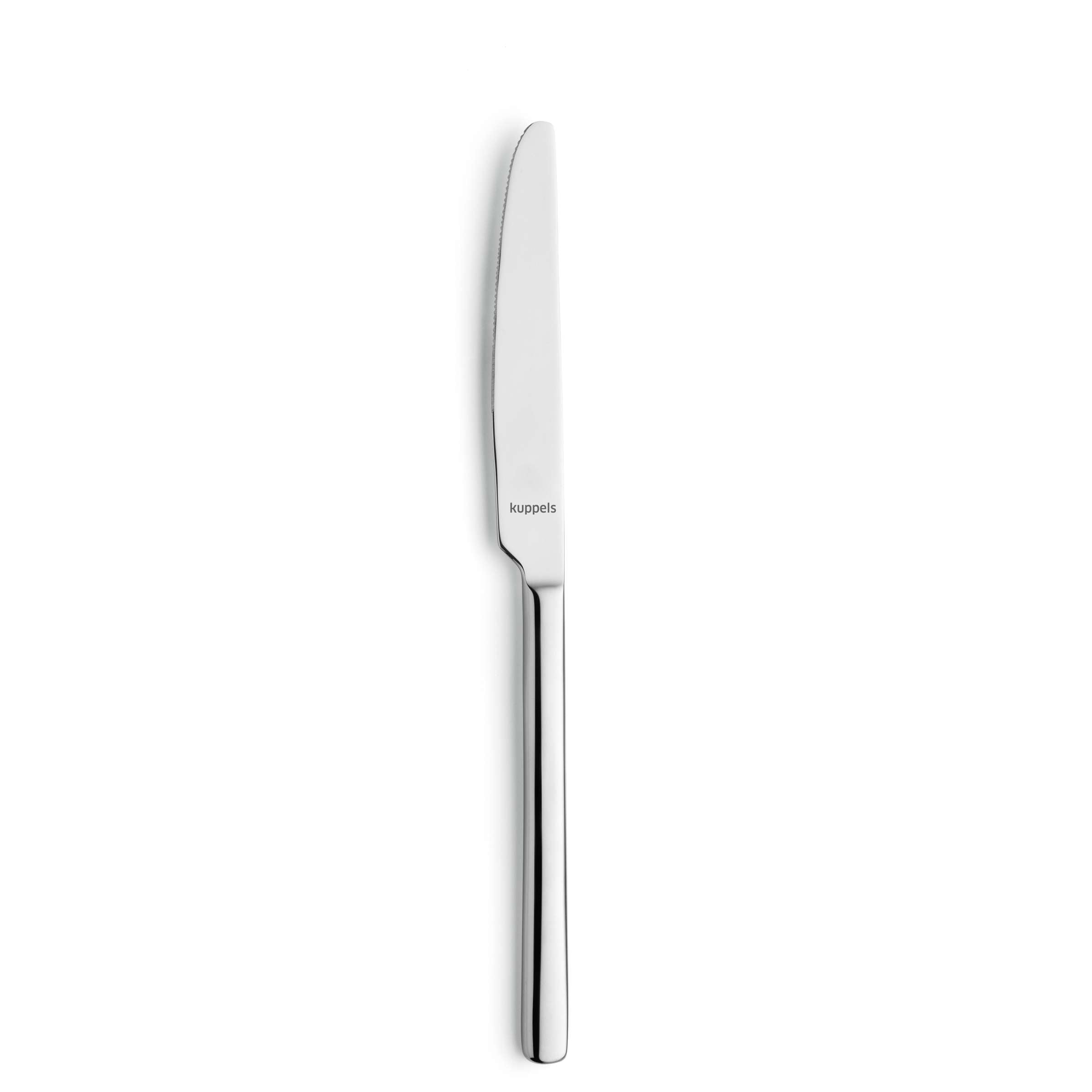 Kuppels Besteckset 30-teilig mit Messer, Gabel, Löffel und Teelöffel aus Edelstahl, elegante Besteckteile auf weißem Hintergrund